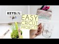 4 EASY BEGINNER CRICUT CRAFT TUTORIALS USING TEXT