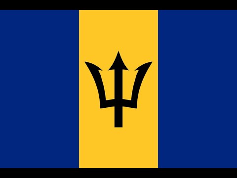 Die Flagge von Barbados
