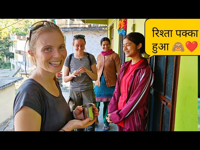 पापा- मम्मी ने मेरे लिए विदेशी बहू ढूंढ ली 🙈❤️!! Ireland की लड़की Uttarakhand का लड़का ||Daily Vlogs class=