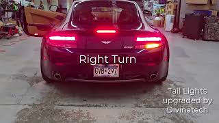 Aston Martin V8 Vantage Divinatech Modification to tail lights