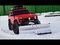 Что творит эта Нива 4х4 с отвалом! ... RC NIVA Snow Plow