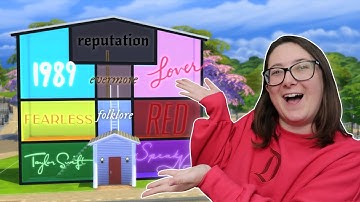 Building a house in the Sims, but every room is a different TAYLOR SWIFT era! 🫶🏼✨🎤