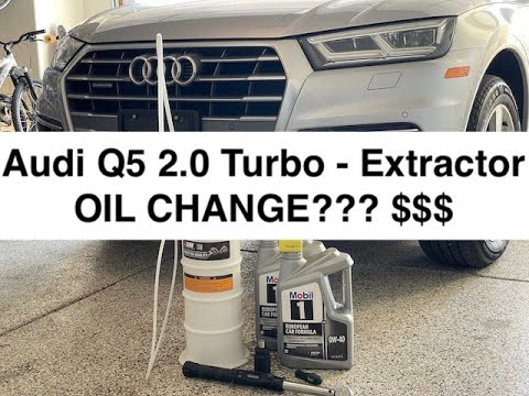 2018-2020 #Audi #Q5 #2.0 #Turbo – #OIL #Change using #Extractor method