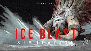 Create ICE BLAST after watching "How to train your dragon"