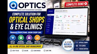 QOptics - Best Optical Shop Management Software | Optical POS & Inventory System Demo (2026)
