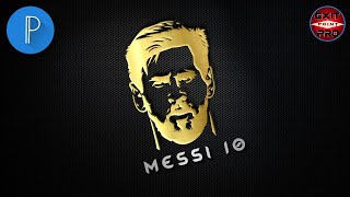How To Make Messi logo on Pixellab || Messi 10 Design || EXIT POINT PRO screenshot 5