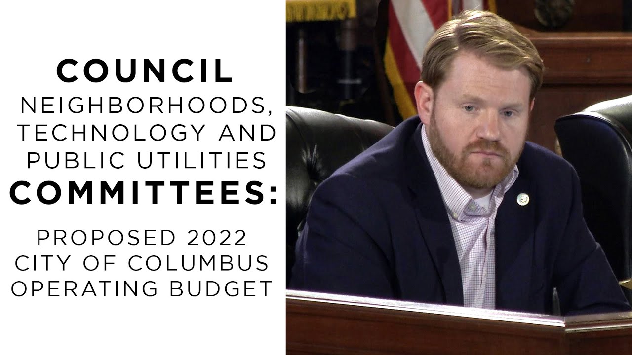 2022 City of Columbus Proposed Operating Budget: Public Utilities, Neighborhoods and Technology