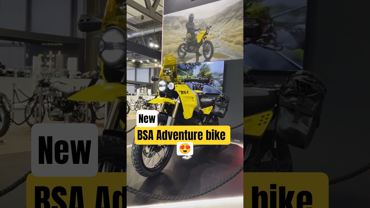 New BSA Thunderbolt adventure bike😍🤘 