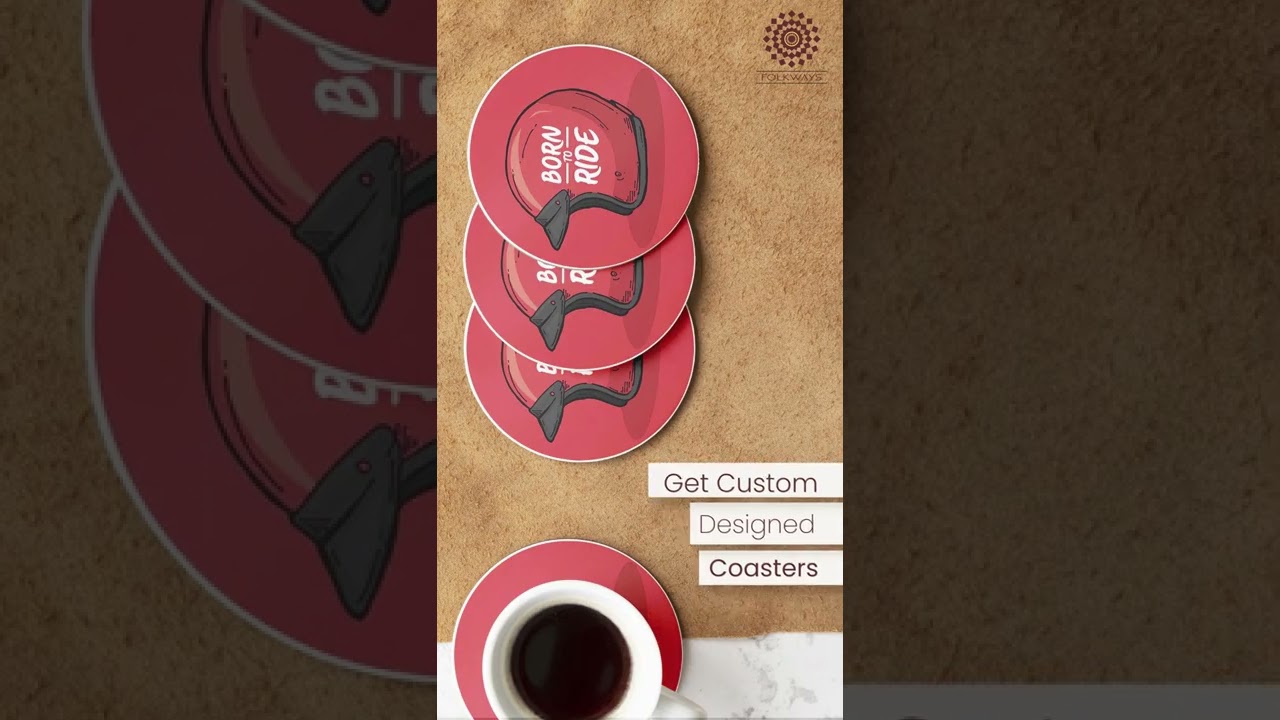 Customised gifts for all occasion | Mother's Day personalised gift |Custom printed drink coasters