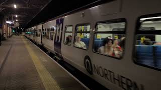 x2 Northern Rail BREL Class 323 'Hyper Networkers' (323 231 / 225) depart PFY working 1N60 to BPN