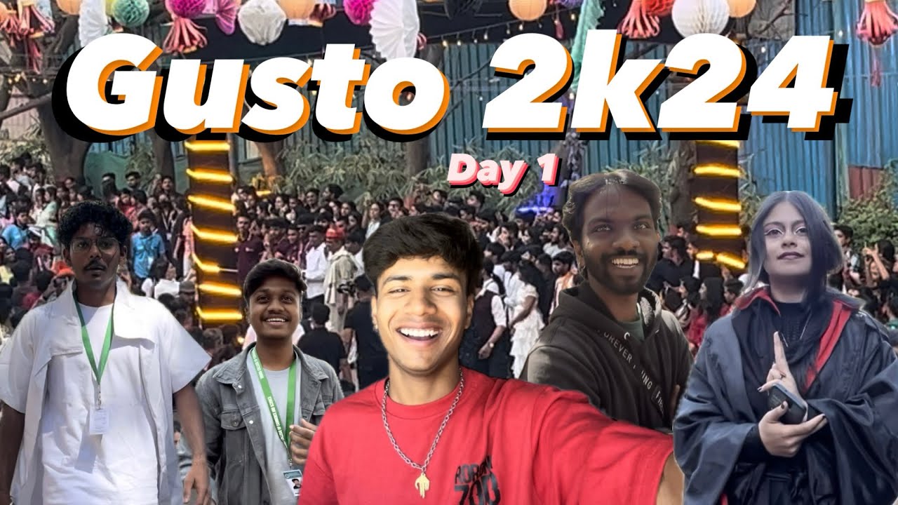 Gusto 2k24 Blast Of Events Day 1 vlog 10 YouTube gusto-2k24-blast-of-events-day-1-vlog-10-youtube
