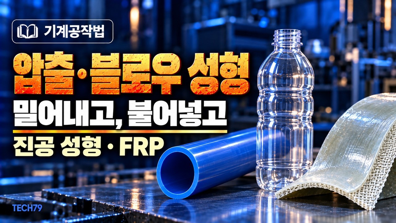 압출·블로우 성형과 FRP — 압출·블로우·진공·회전·캘린더 성형·개방·폐쇄·필라멘트 와인딩