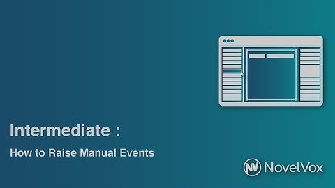 03 Intermediate: How to Raise manual events (FGD for Cisco Finesse)