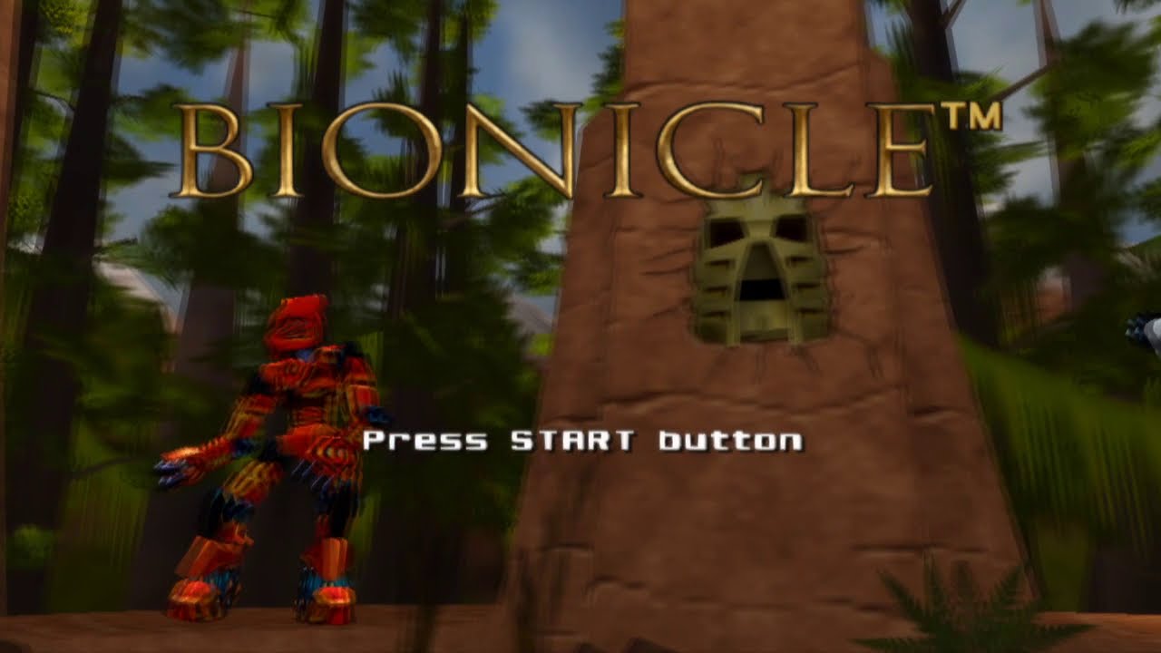 BIONICLE The Game - Intro, Start Screen - YouTube