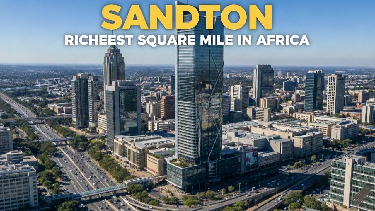 Driving Around Sandton Richest Square Mile In Africa #SandtonCity #Johannesburg #southafrica 