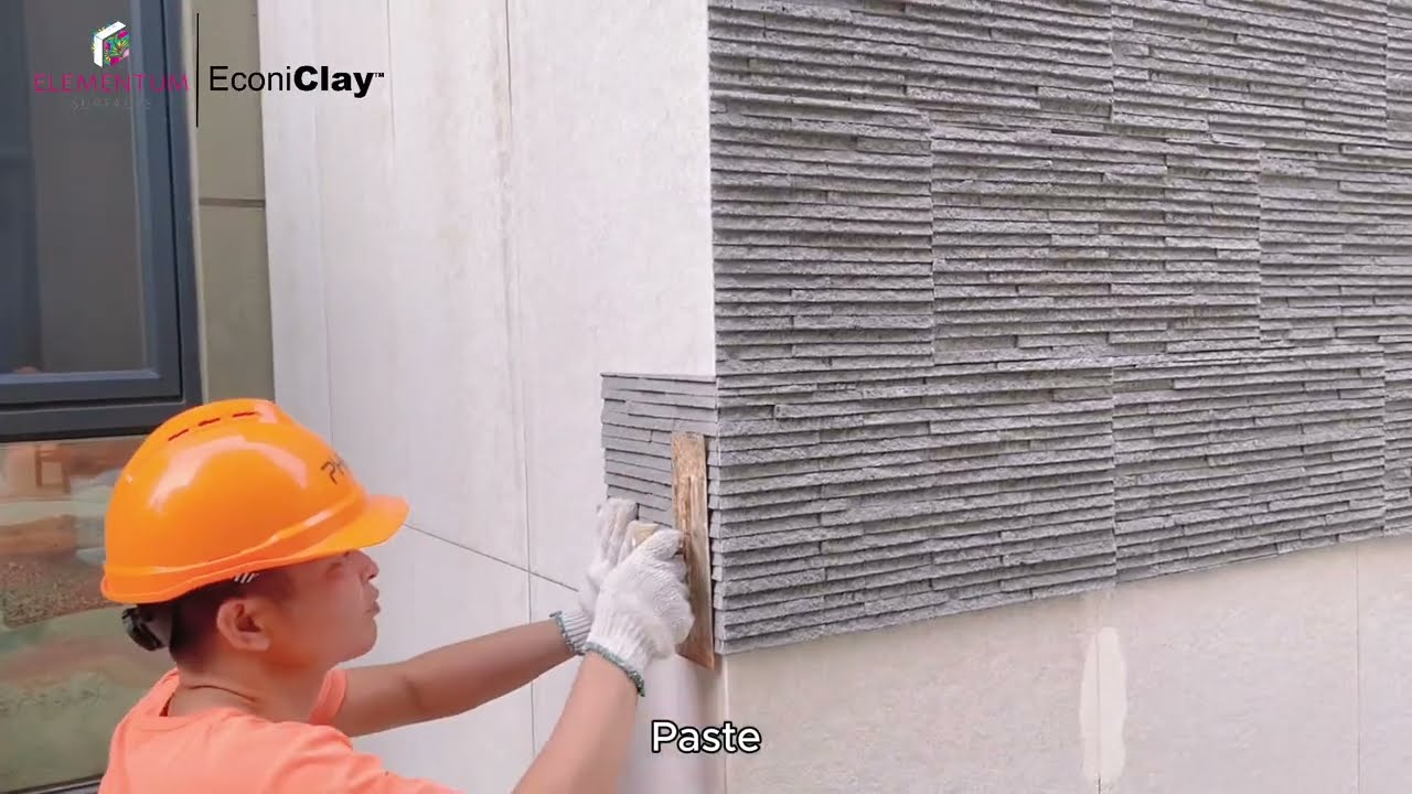 Econiclay Outdoor Installation | Durable & Sustainable Wall System