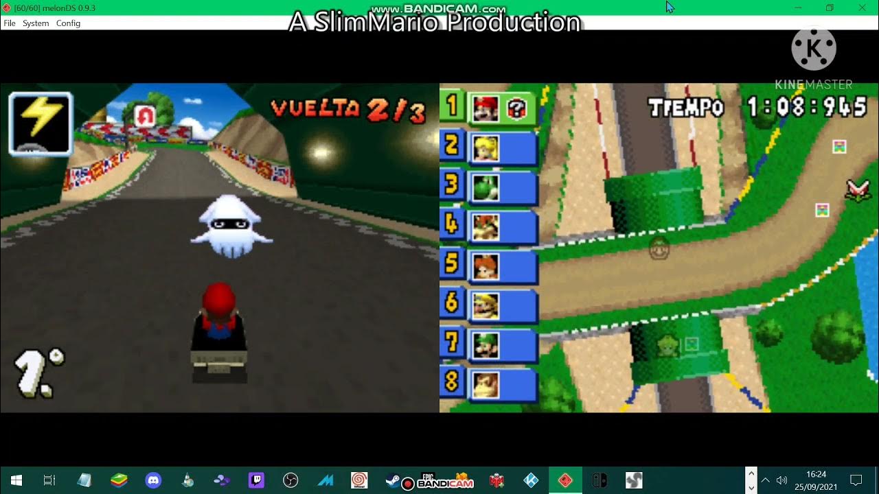 Mario Kart DS Gameplay MelonDS Emulator (25/09/2021) YouTube