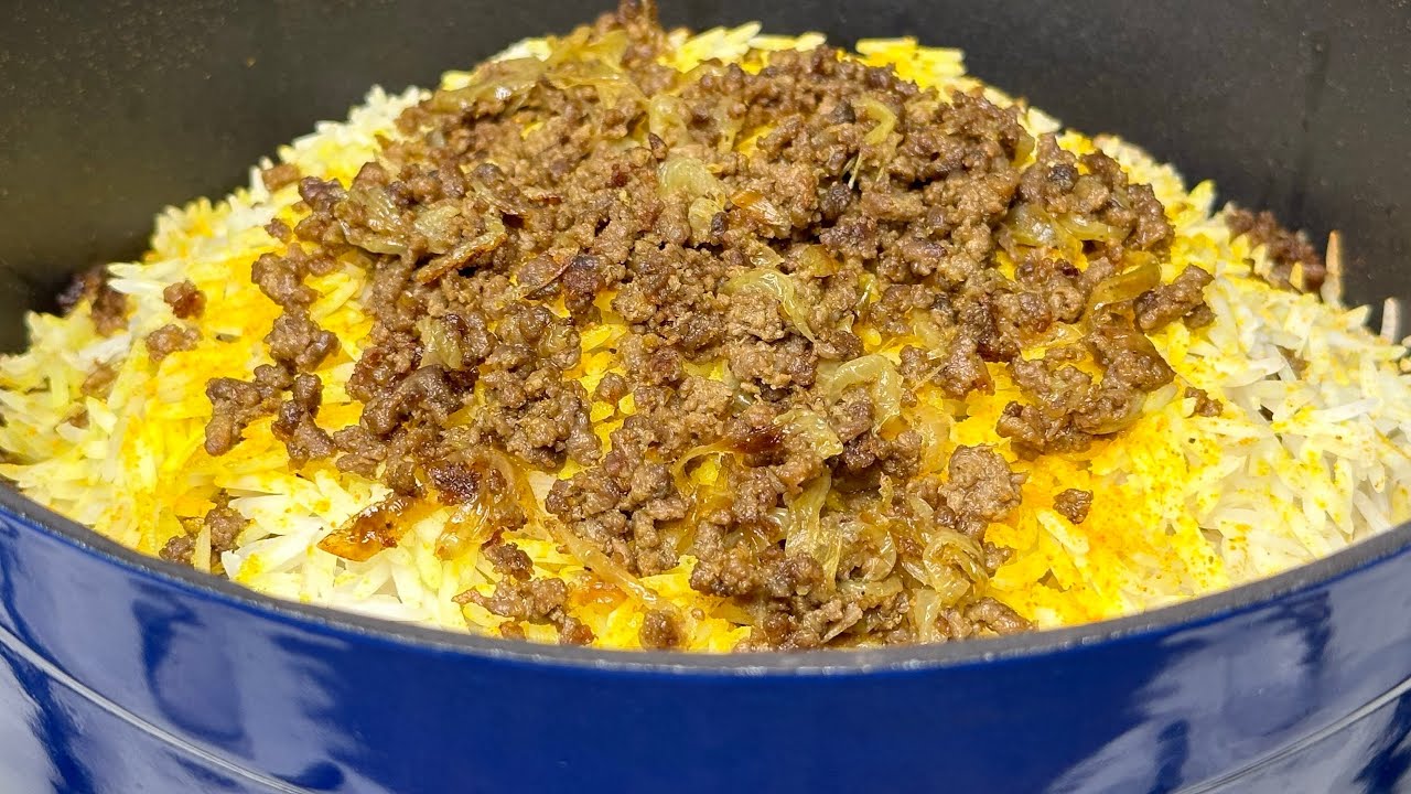 Ən asan PLOV resepti. Qiymə Plov hazırlanması