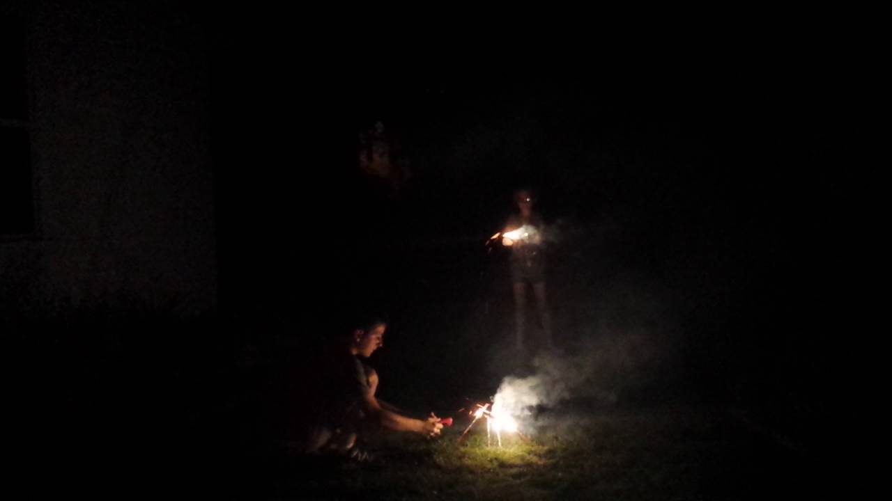 making memories with you Having fun with sparklers May 2016