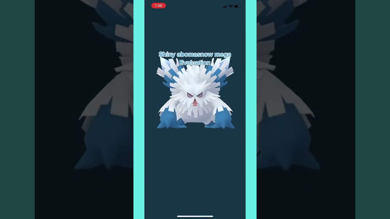 Shiny Abomasnow Mega Evaluation 