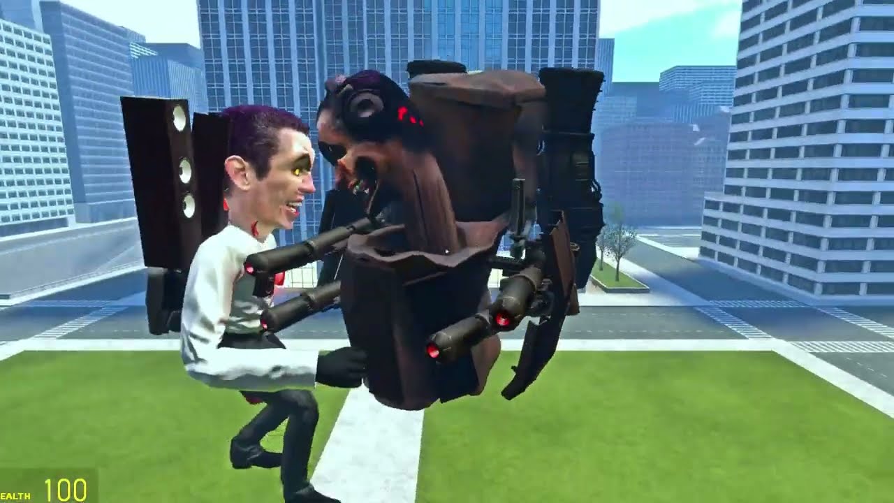 Camera Speaker Man & Titan Agent Dark Vs Skeleton Toxic Skibidi Toilet In Gta 5