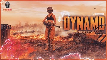 PUBG MOBILE LIVE WITH DYNAMO GAMING | RANK PUSHING TO CONQUEROR | SUBSCRIBE & JOIN ME
