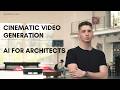 AI for Architects, Cinematic Video Walkthrough in Seconds with MeltFlex AI