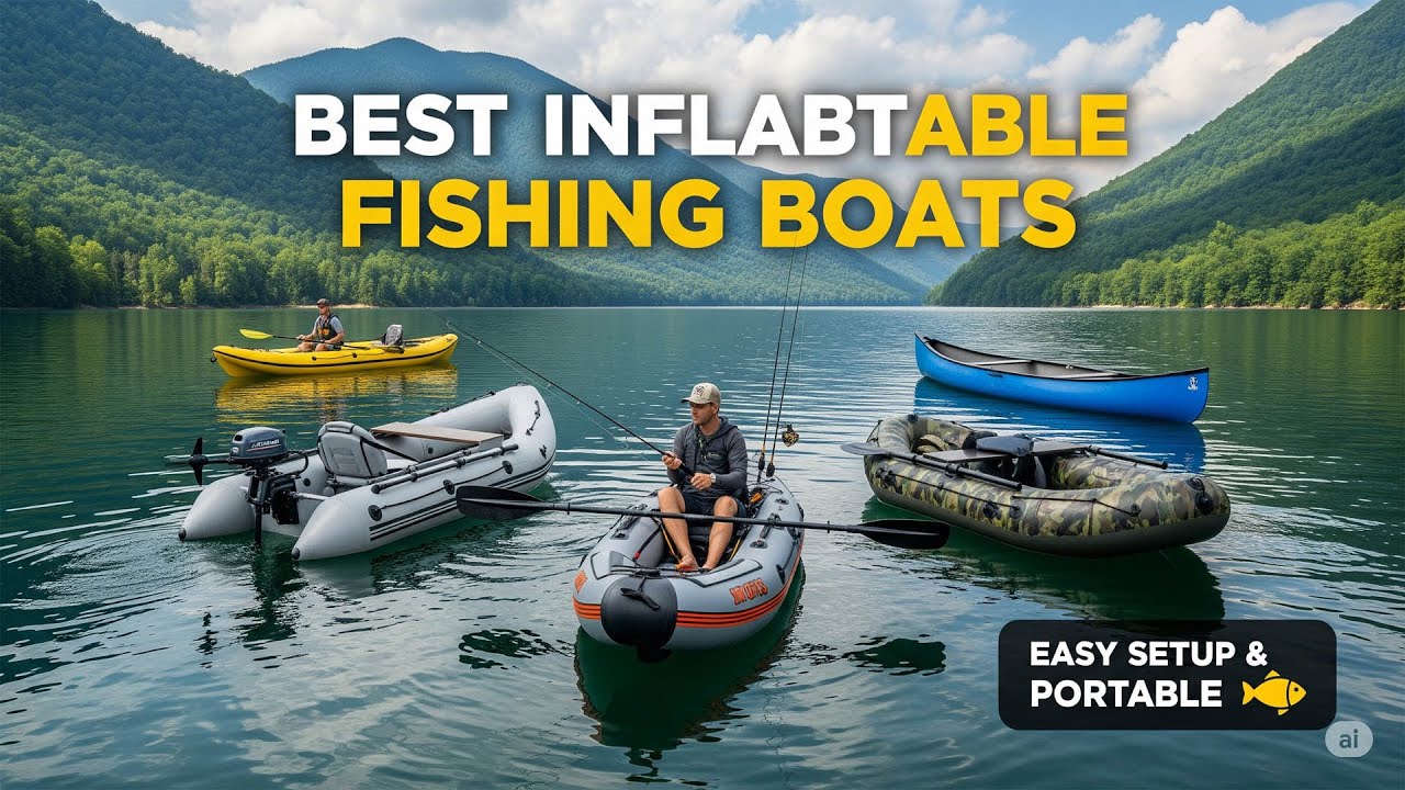 TOP 5 Best Inflatable Fishing Boats 2026 | Best kayak for fishing