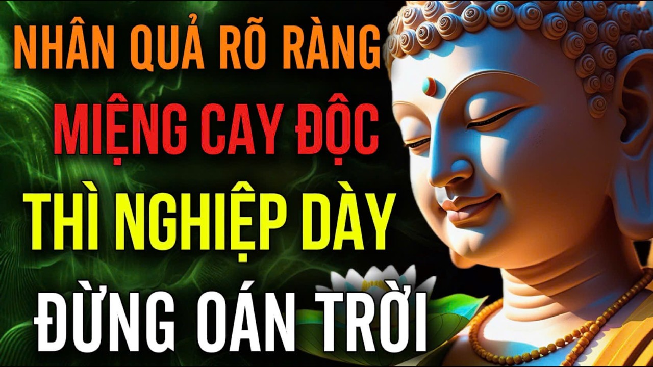 Phật Dạy Nhân Quả Rõ Ràng: Miệng Độc Thì Nghiệp Dày – Đừng Oán Trời| MỘT ĐỜI AN NHIÊN