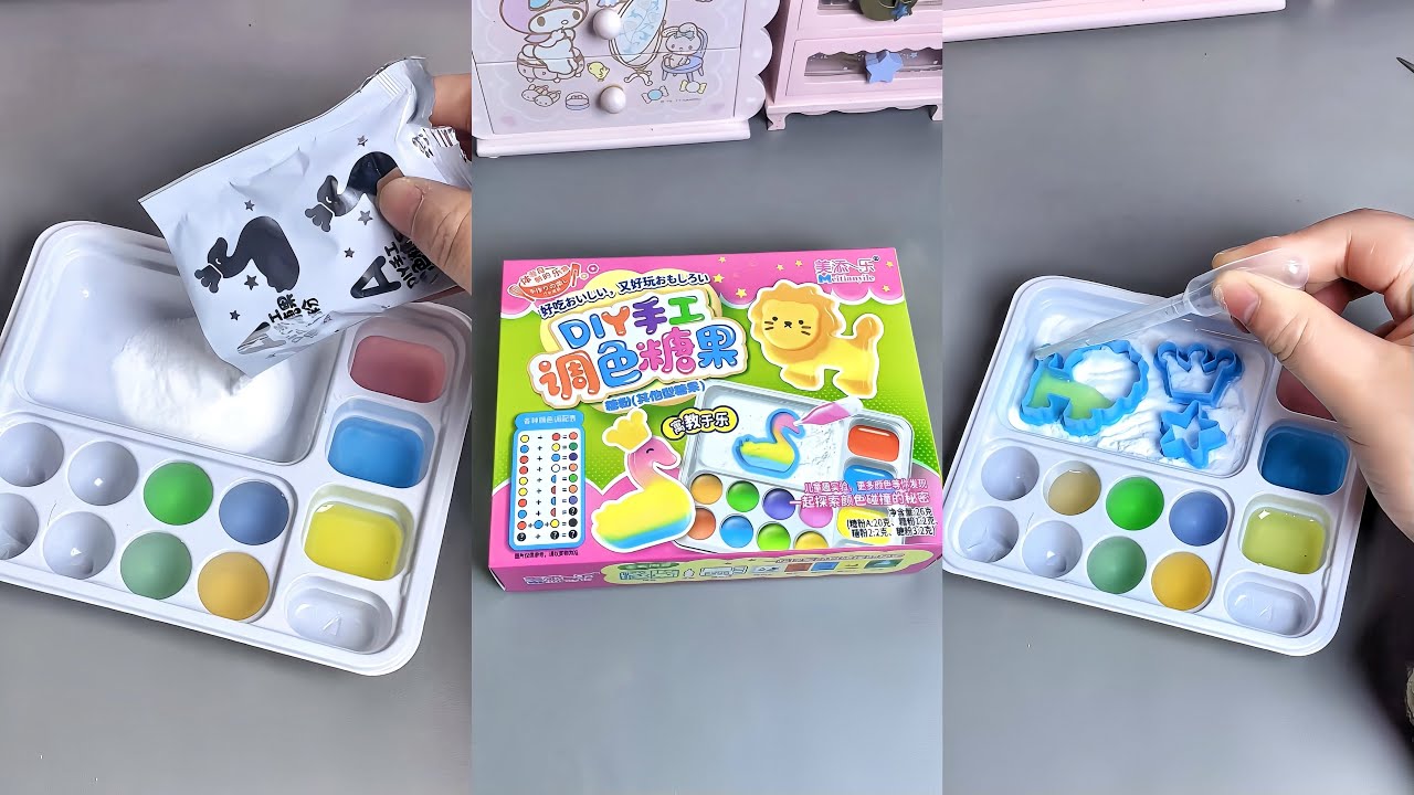 🦁TOY ASMR🦆DIY Colorful Animal Candies.