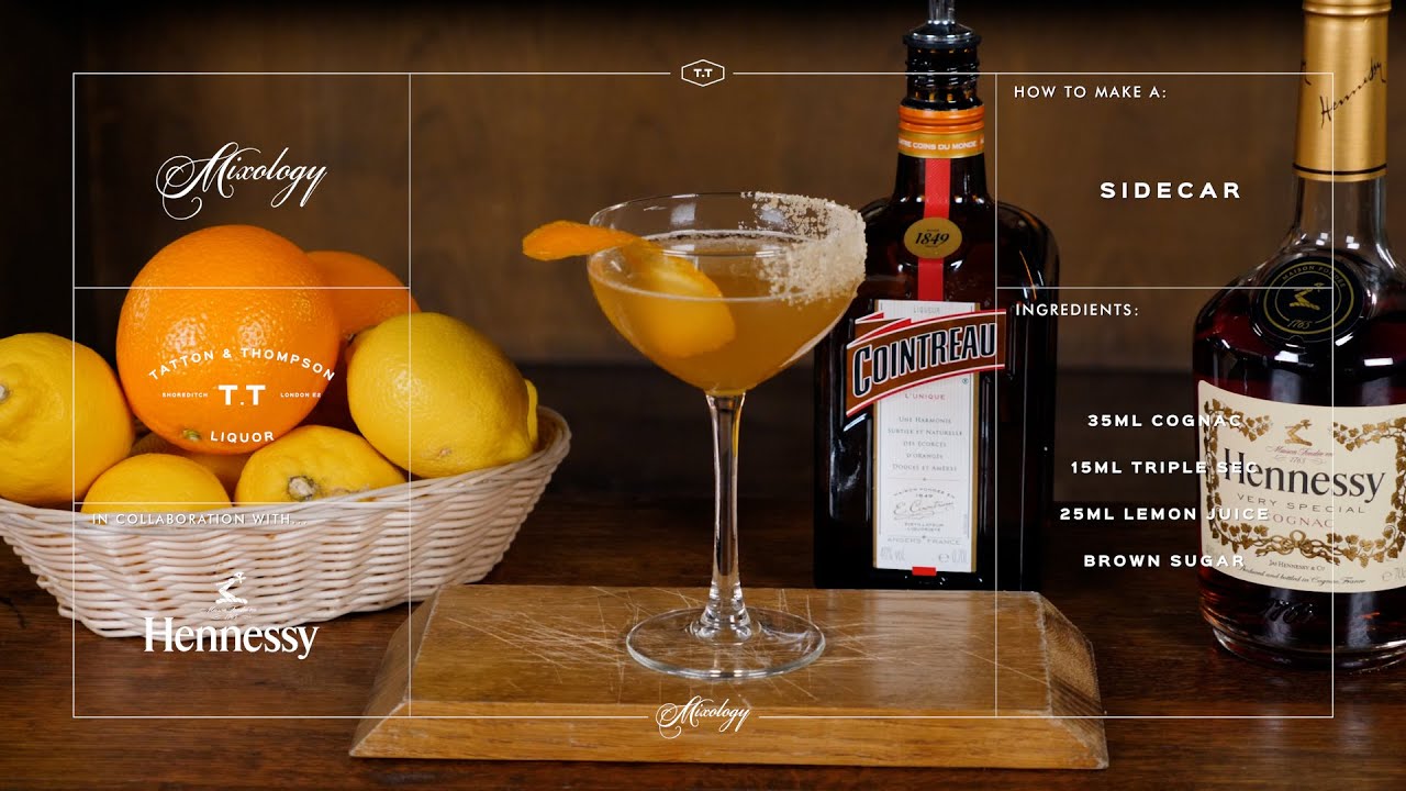 How To Make a Sidecar Classic Cocktail Recipes Mixology Guide