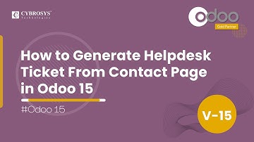 How to Generate Helpdesk Ticket From Contact Page in Odoo 15 | Odoo Functional Videos