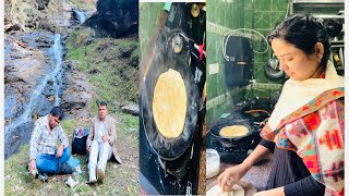THARI BHABI NE MANALI MAI BNAYE MULI KE PRATHE || HMNE BHATKAYE PEG|| @SumitLakra 