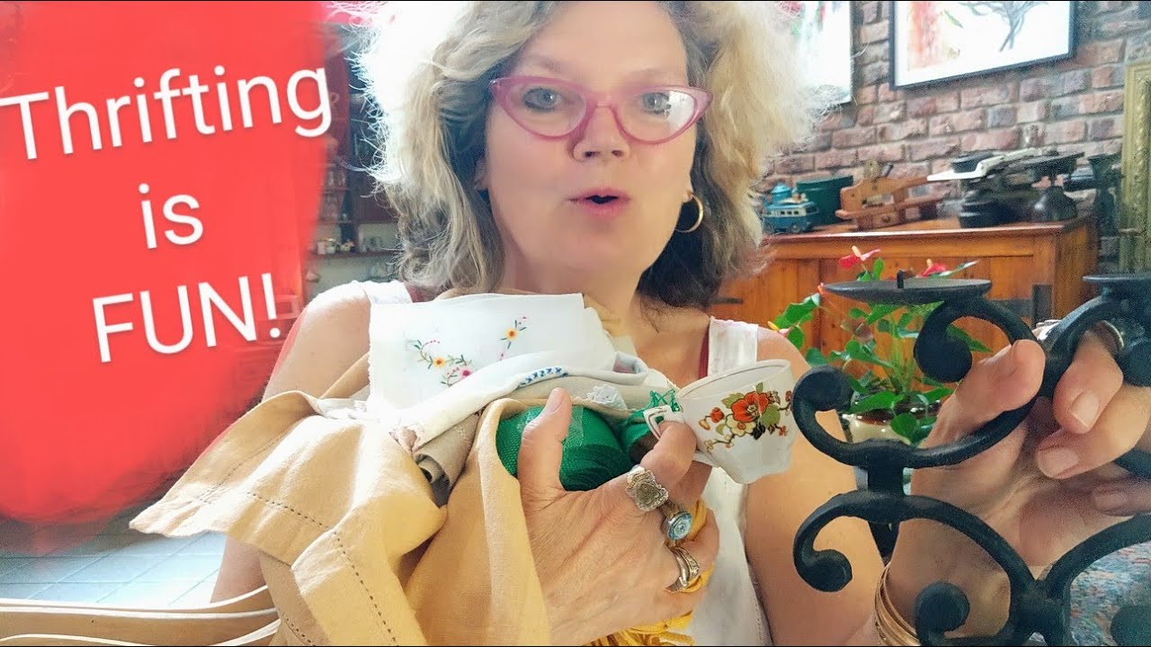 Use what you have to create what you love! LOOK my Thrift Store finds