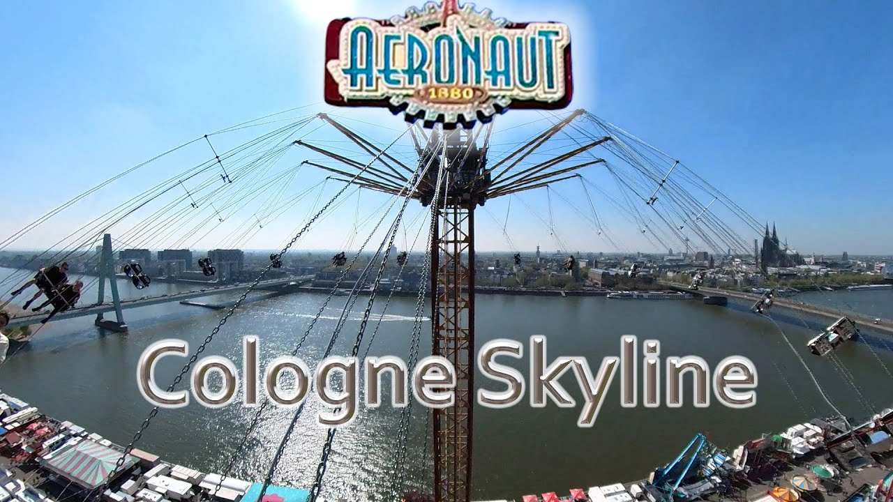 Aeronaut Hoefnagels (Onride) Köln Deutz 2022 - Cologne Skyline - Crazy 360° edit