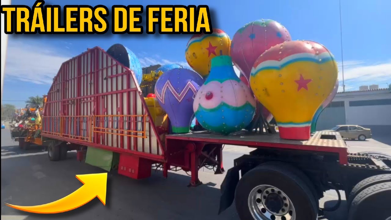 JUEGOS MECÁNICOS DESARMADOS MEXICANOS Y DEL MUNDO (CAMIONES)DE FERIAS unarmed amusement rides #feria