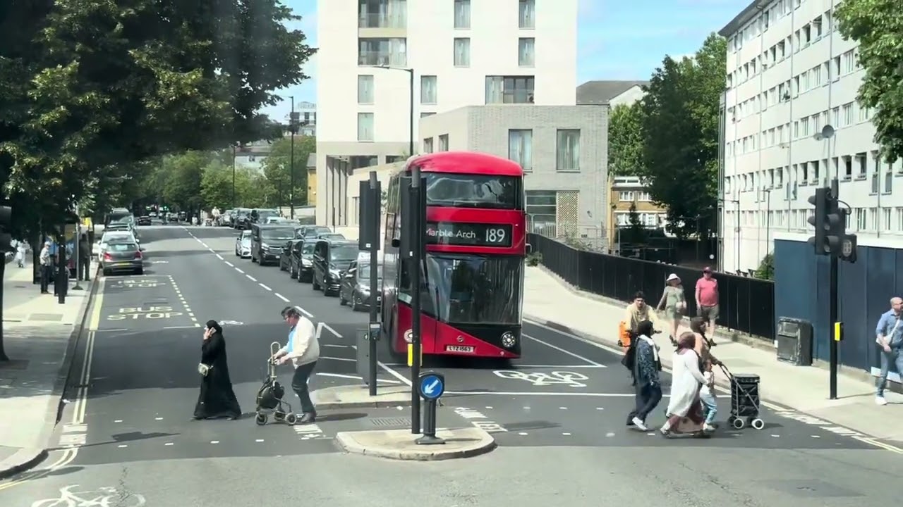 London Bus Ride from Baker Street to Boundary Road/ London Bus Tour / London bus route 139