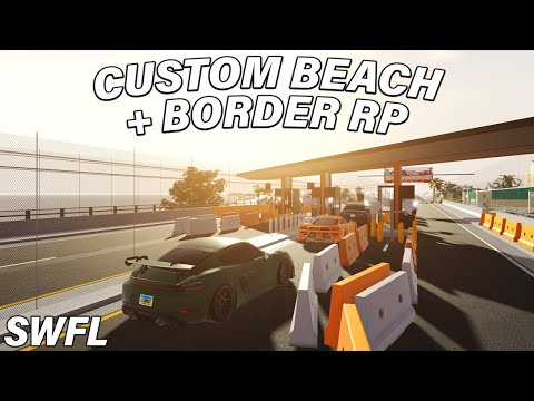 CUSTOM BEACH + BORDER ROLEPLAY!! || ROBLOX - Southwest Florida