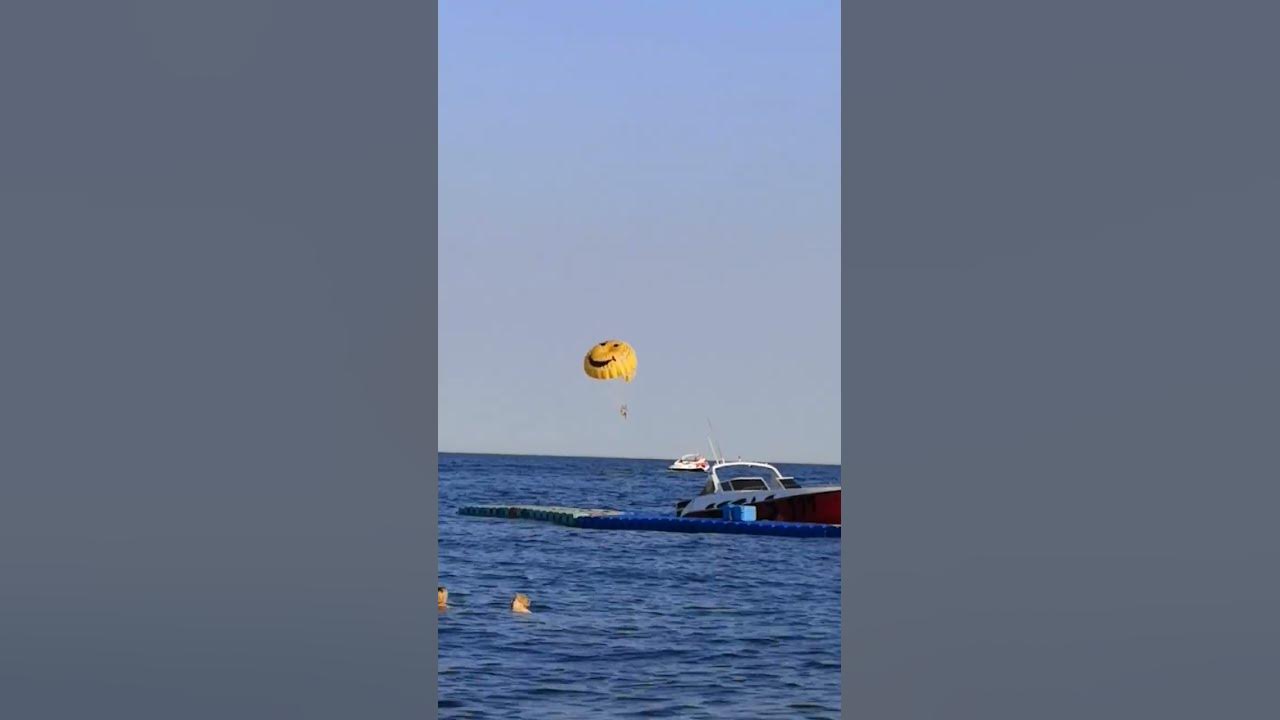 парашют над водой - YouTube