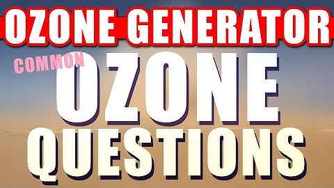 5 More Common Ozone Generator Questions #ozonegenerator #ozone #QandA #a2zozone #a2z