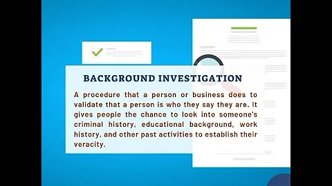 Background Investigation Should Not Be an After-Thought Anymore - Contact Us Today!