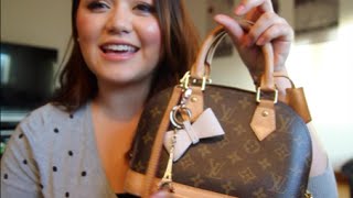 LOUIS VUITTON ALMA BB MONOGRAM CANVAS I LV ALMA BB I LOUIS VUITTON