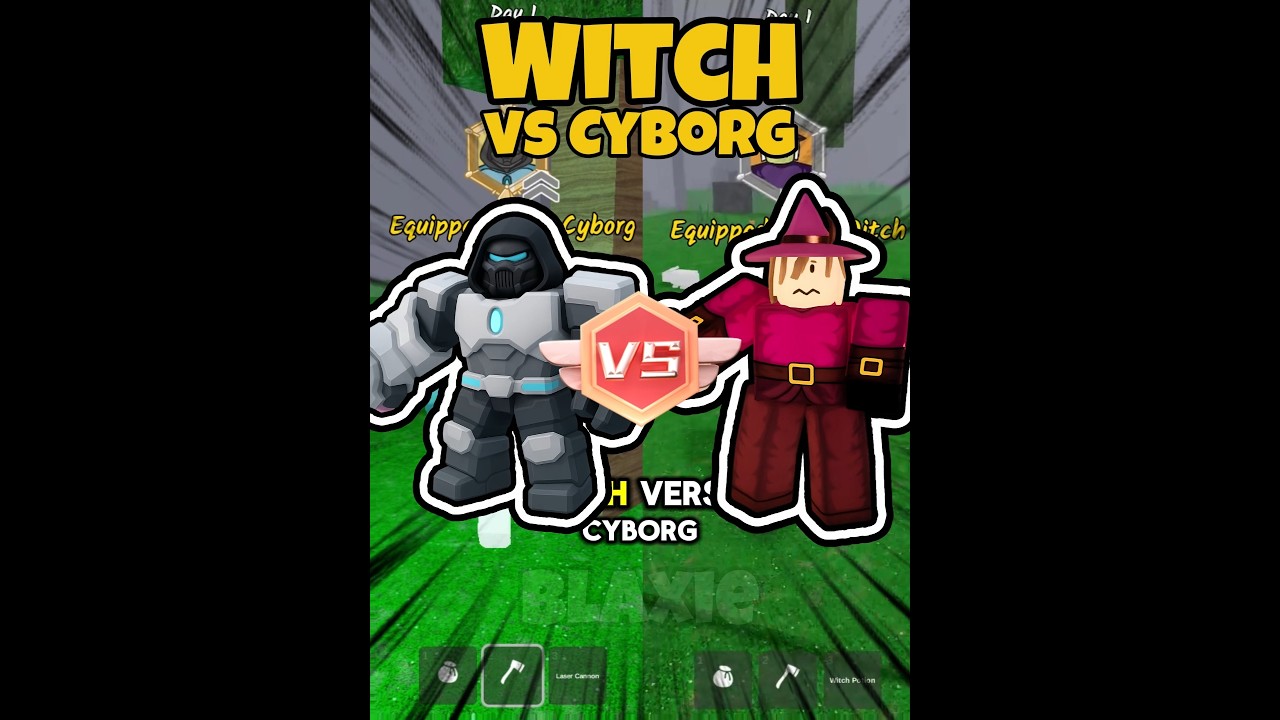 НОВЫЙ КЛАСС ВЕДЬМЫ против Киборга ☘️ 99 ночей в лесу 