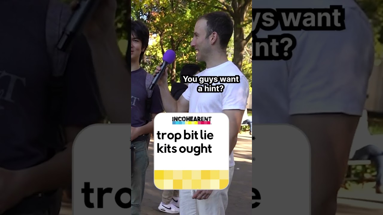 Can YOU Guess This Gibberish Phrase? 