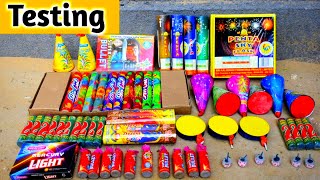 DIWALI CRACKERS TESTING 2020 | DIWALI KE PATAKHE | TESTING CRACKERS FIREWORKS STASH 2020 | PATAKE