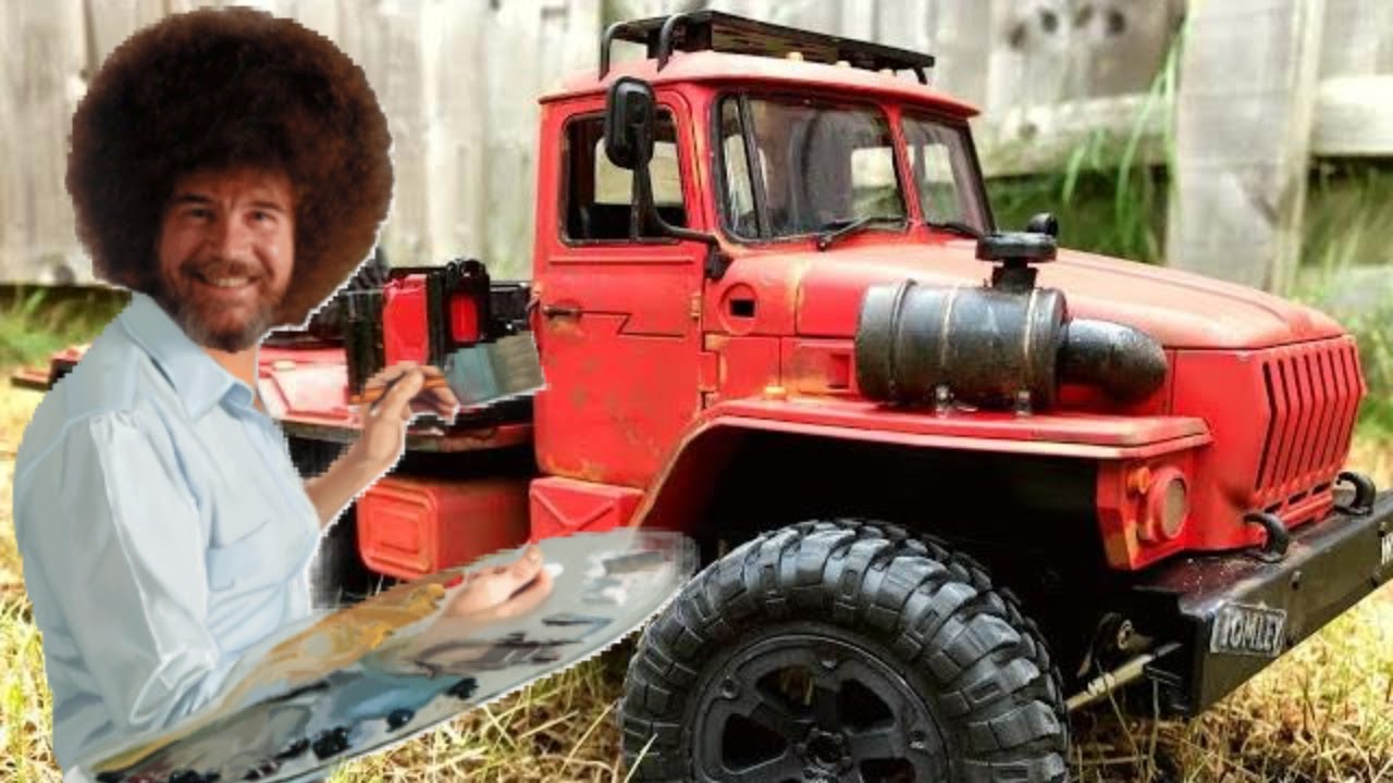 Scale Model Weathering for Beginners WPL B36 Easy Weathering Techniques Bob Ross edition