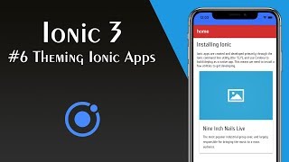 Ionic 3 - #6 Theming Ionic Apps screenshot 5