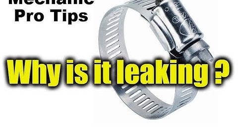 #ProTips | Why Tightening Hose-clamps Causes Leaks . . .
