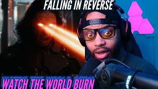 First Time Reaction to Falling in Reverse- Watch the World Burn | How did I miss this | (Reaction)🔥🔥