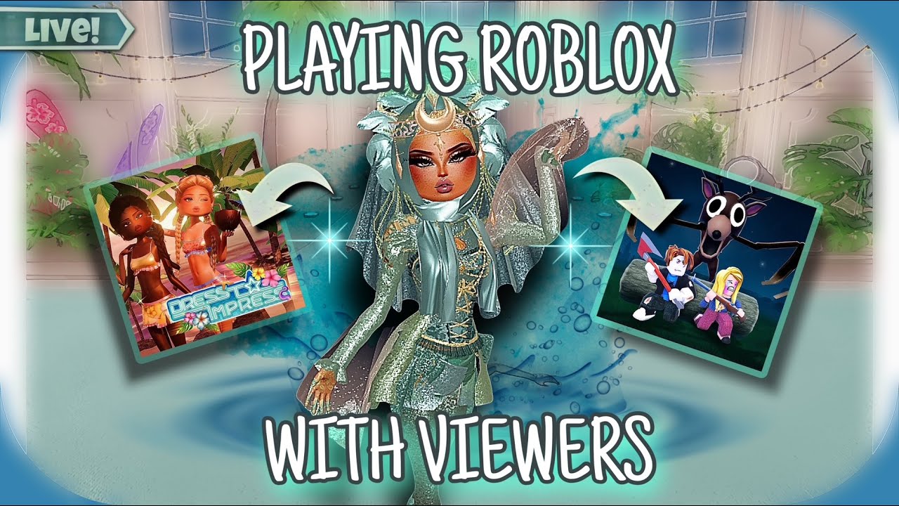 Play Roblox with me | DTI  Live 